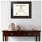 ArtToFrames 13x17 inch Diploma Frame - Framed with Black and Gold Mats, Comes with Regular Acrylic and Sawtooth Hanger for Wall Hanging (D-13x17)